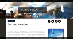Desktop Screenshot of dubucsblog.com